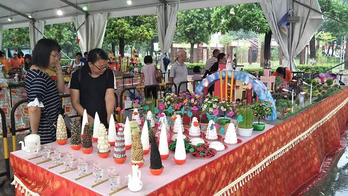 七夕习俗之：制作特色供案